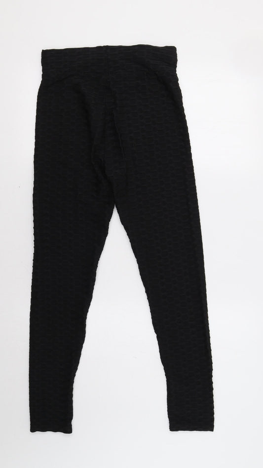 Preworn Womens Black Jegging Leggings Size M L27 in