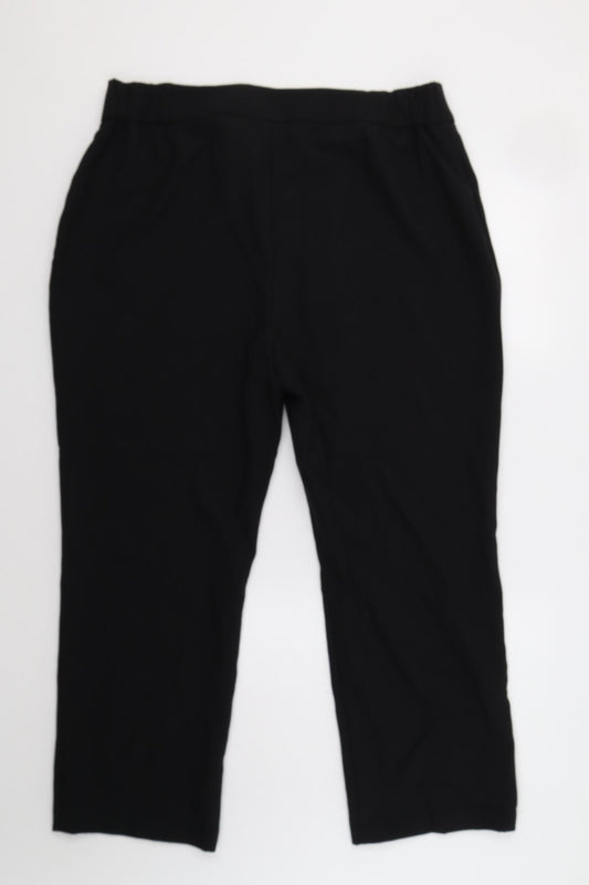 Capsule Womens Black Dress Pants Trousers Size 20 L28 in