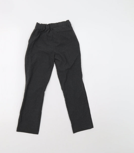 M&S Boys Grey Dress Pants Trousers Size 6-7 Years