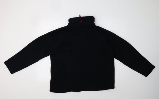 C.S. Active Womens Black Henley Sweatshirt Size L