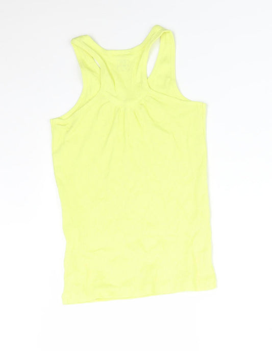 GIRLS COLLECTION Girls Yellow Basic Tank Size 6-7 Years