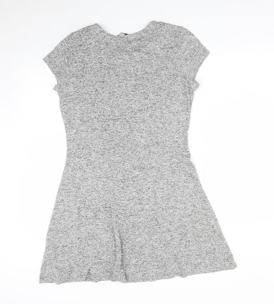 George Womens Grey A-Line Size 10