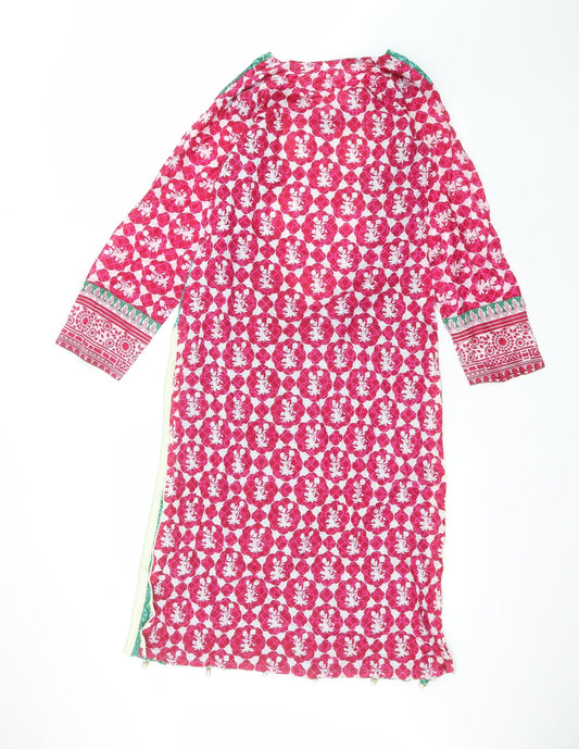 Preworn Womens Pink A-Line Size S