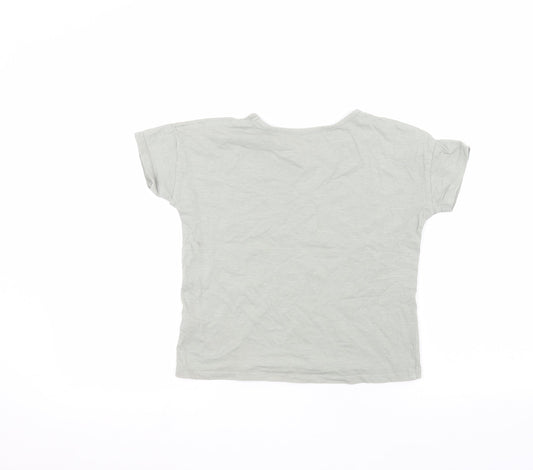 Matalan Boys Green Basic T-Shirt Size 11 Years