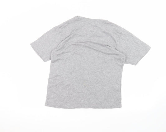 UrbanSpirit Womens Grey Basic T-Shirt Size XL