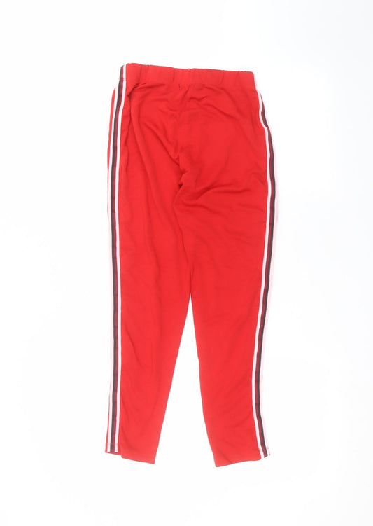 Koolook Womens Red Jogger Leggings Size S L23 in