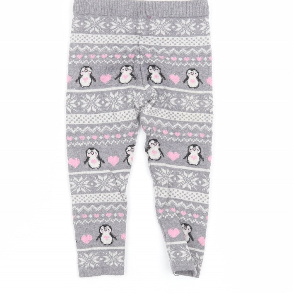Young Dimension Girls Grey Sweatpants Trousers Size 2-3 Years
