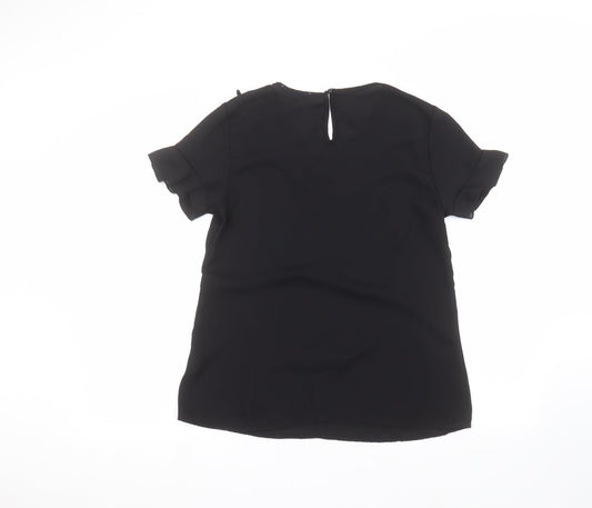 Contemplay Womens Black Basic T-Shirt Size M