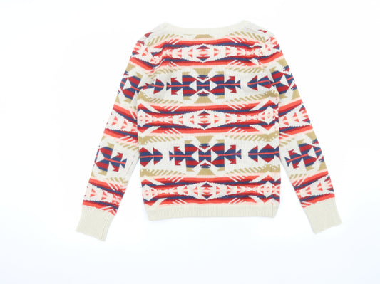 Select Womens Beige Pullover Jumper Size 10