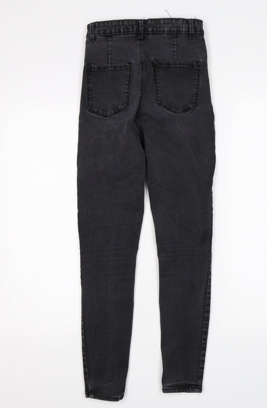 Denim Co Womens Grey Skinny Jeans Size 12 L26 in
