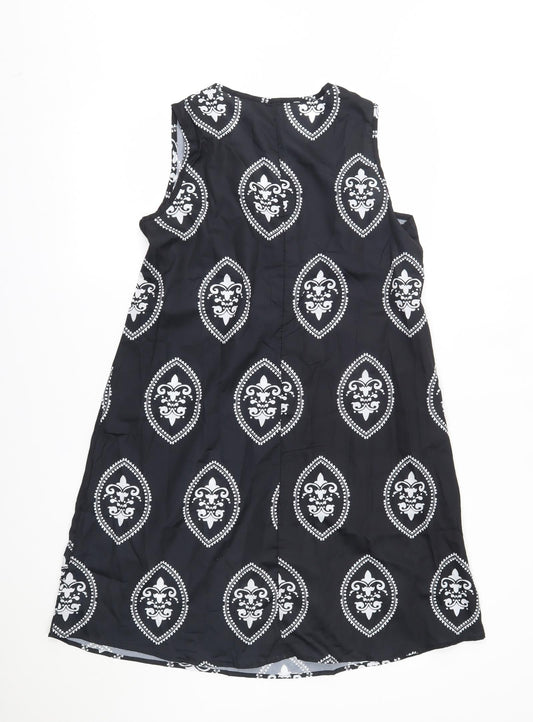 Preworn Womens Black A-Line Size M