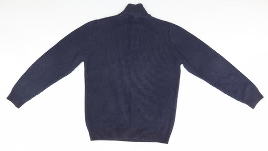 Marks and Spencer Mens Blue Pullover Jumper Size S