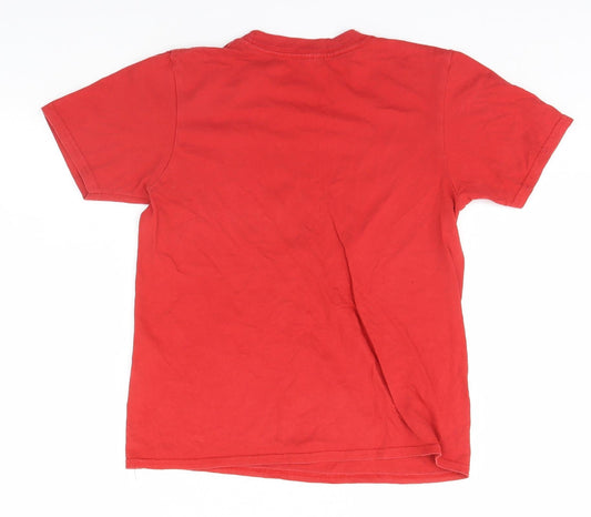 Preworn Boys Red Basic T-Shirt