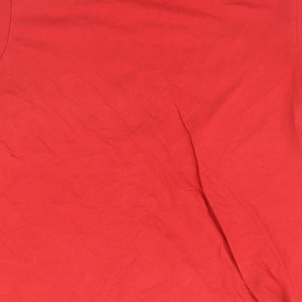 Preworn Boys Red Basic T-Shirt