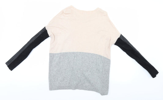 River Island Womens Beige Pullover Jumper Size 8