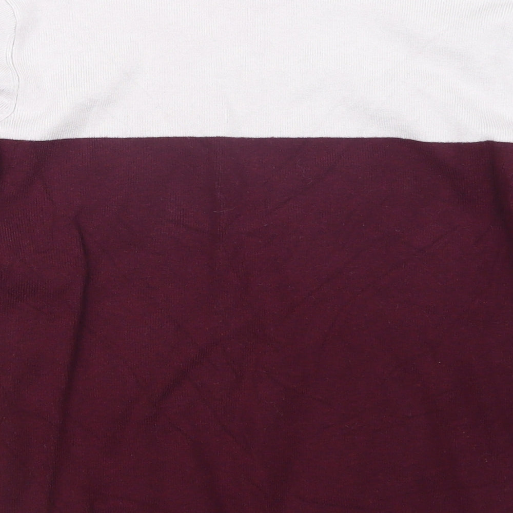 Marks and Spencer Womens Purple Knit Pullover Jumper Size 14