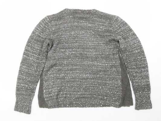 NEXT Womens Grey Knit Pullover Jumper Size 8