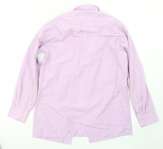 device Boys Purple Basic Button-Up Size 11-12 Years