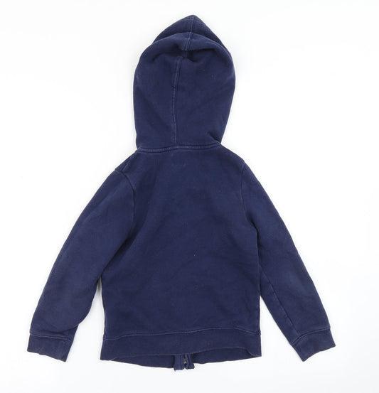 Gap Girls Blue Full Zip Hoodie Size 5 Years