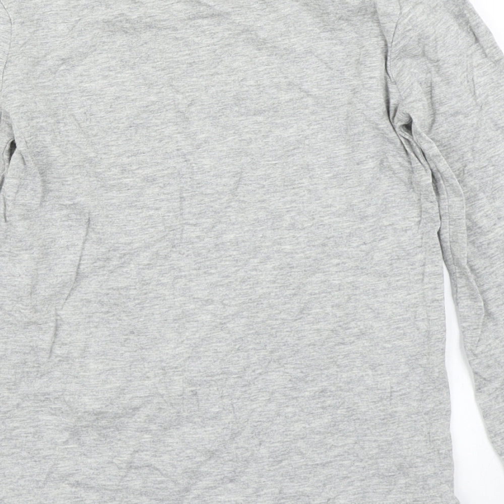 Gap Girls Grey Basic T-Shirt Size 7 Years
