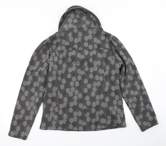 Per Una Womens Grey Polka Dot Jacket Size M