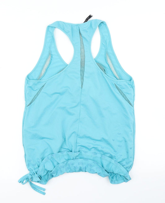 Pure Simple Womens Blue Basic Tank Size 8