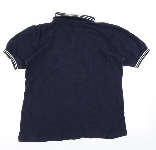 Sport Mens Blue Polo Size S