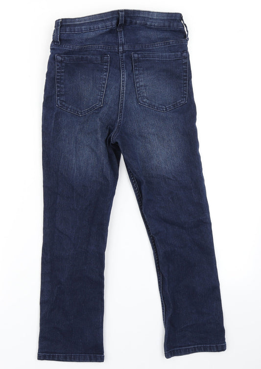 The Collection Womens Blue Denim Cropped Jeans Size 6 L20 in