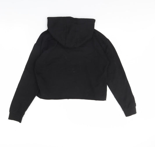 Primark Girls Black Pullover Hoodie Size 12 Years - Friends