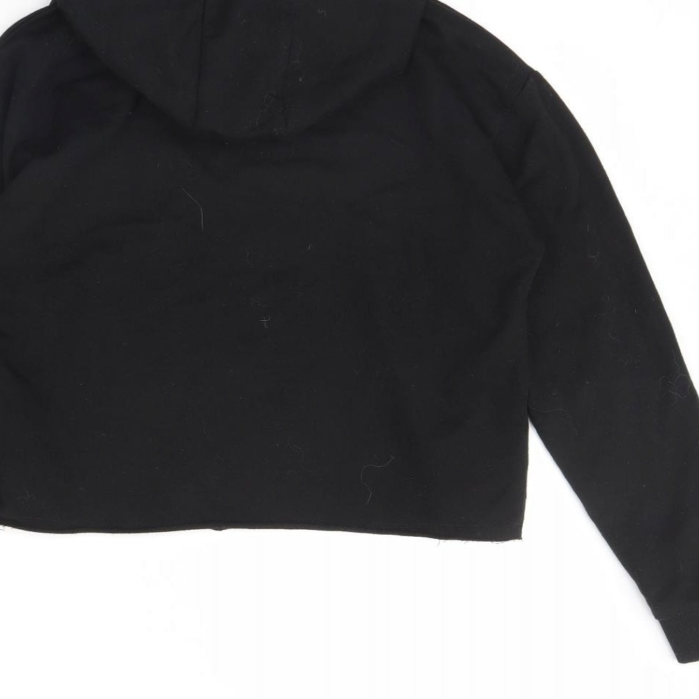 Primark Girls Black Pullover Hoodie Size 12 Years - Friends