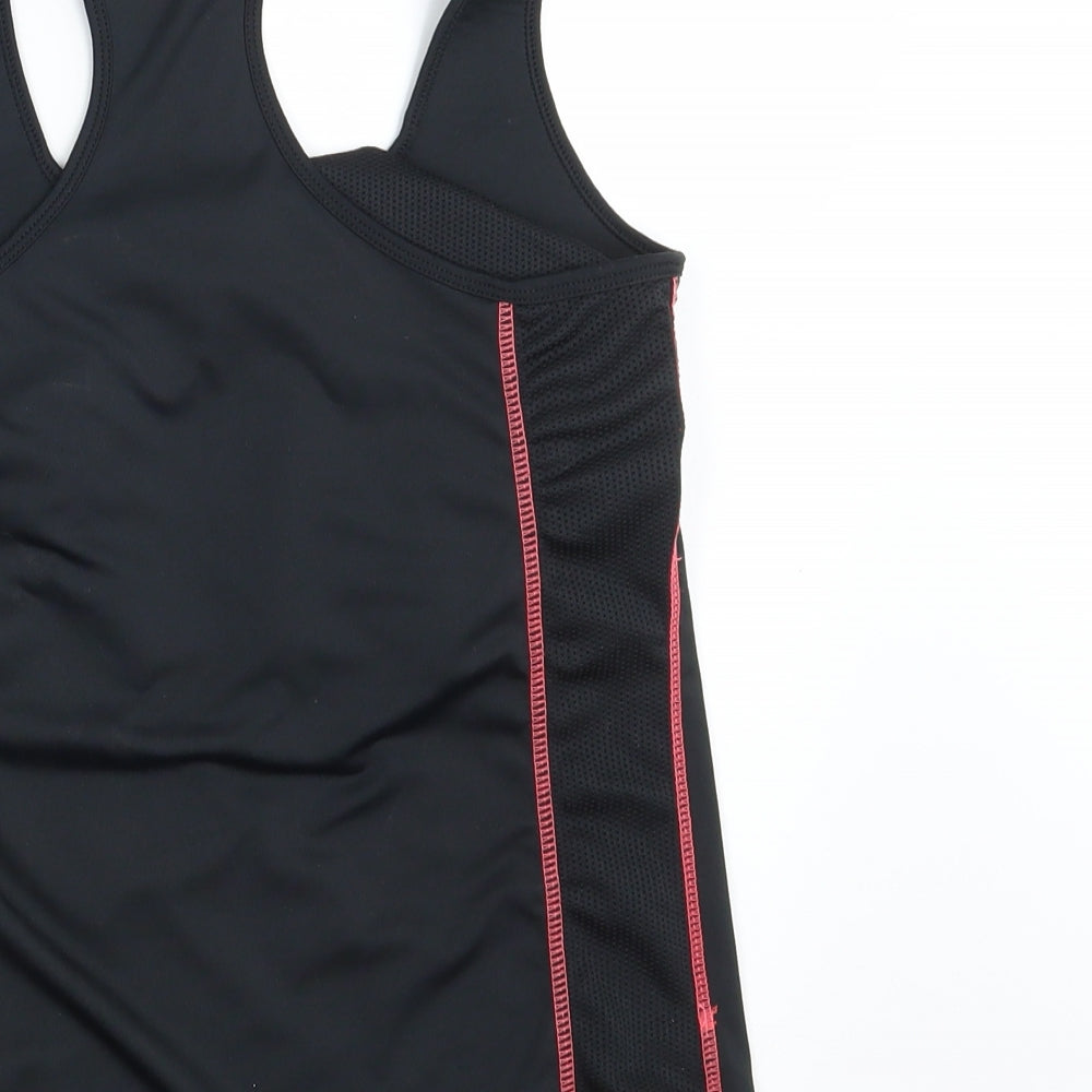 Workout Womens Black Basic Tank Size 10
