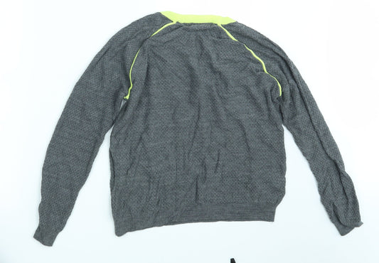 LCW Casual Womens Grey Knit Pullover Jumper Size M