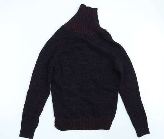 H&M Womens Black Knit Pullover Jumper Size M