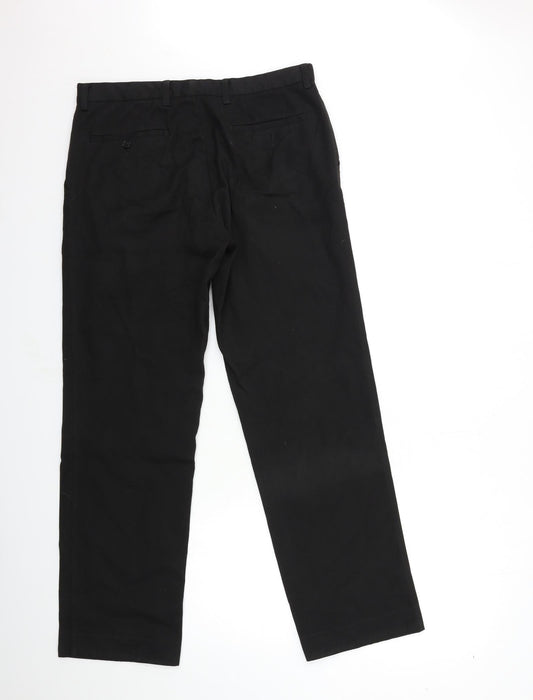 NEXT Womens Black Trousers Size 34 in L30 in