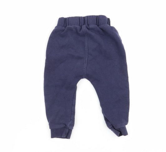 Asda George Baby Blue Jogger Trousers Size 12-18 Months
