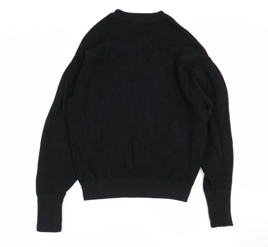 H&M Womens Black Pullover Jumper Size 8