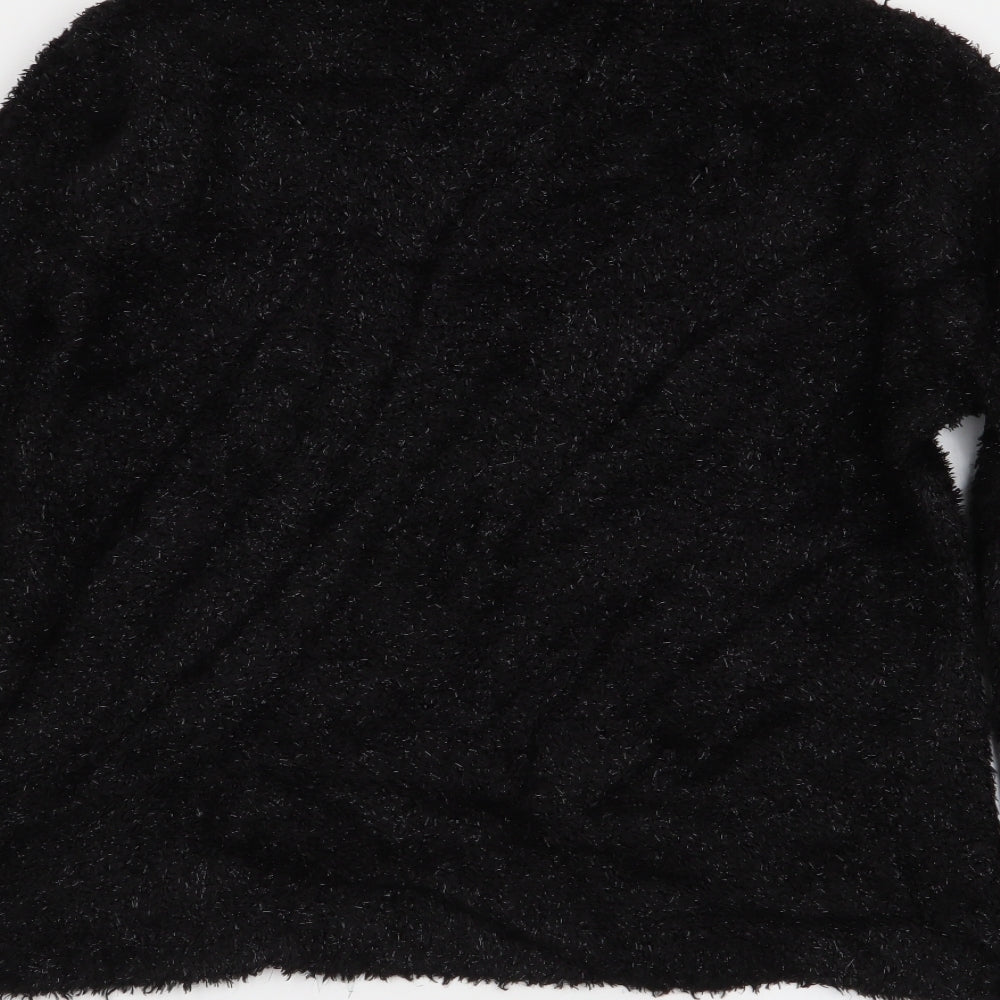BHS Girls Black Pullover Jumper Size 13-14 Years