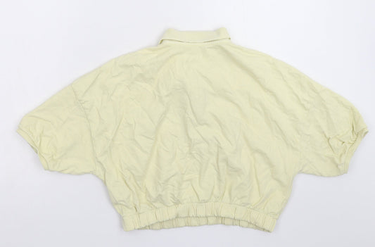 Zara Girls Yellow Cropped Polo Size 13-14 Years
