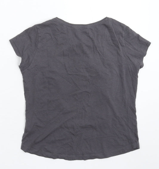H&M Boys Grey Basic T-Shirt Size 11-12 Years