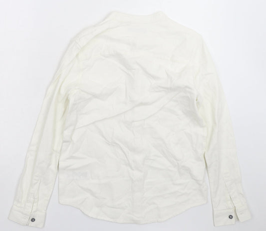 NEXT Boys White Basic Button-Up Size 12 Years