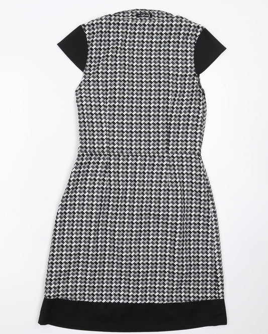 Ina Design Womens Grey Fit & Flare Size 10