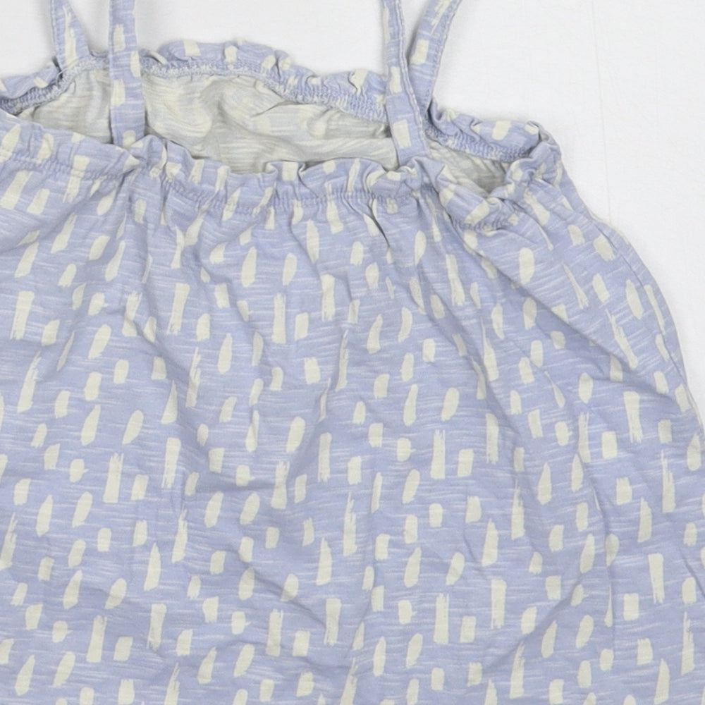 Nutmeg Girls Blue Basic Tank Size 6-7 Years