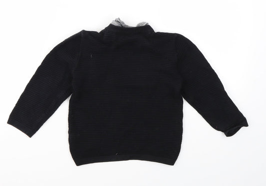NEXT Boys Black Pullover Jumper Size 3 Years