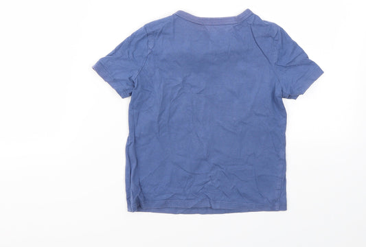 Gap Boys Blue Geometric Basic T-Shirt Size XS