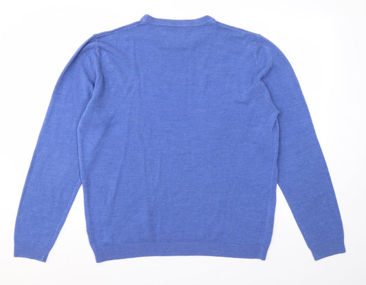 BHS Mens Blue Pullover Sweatshirt Size L