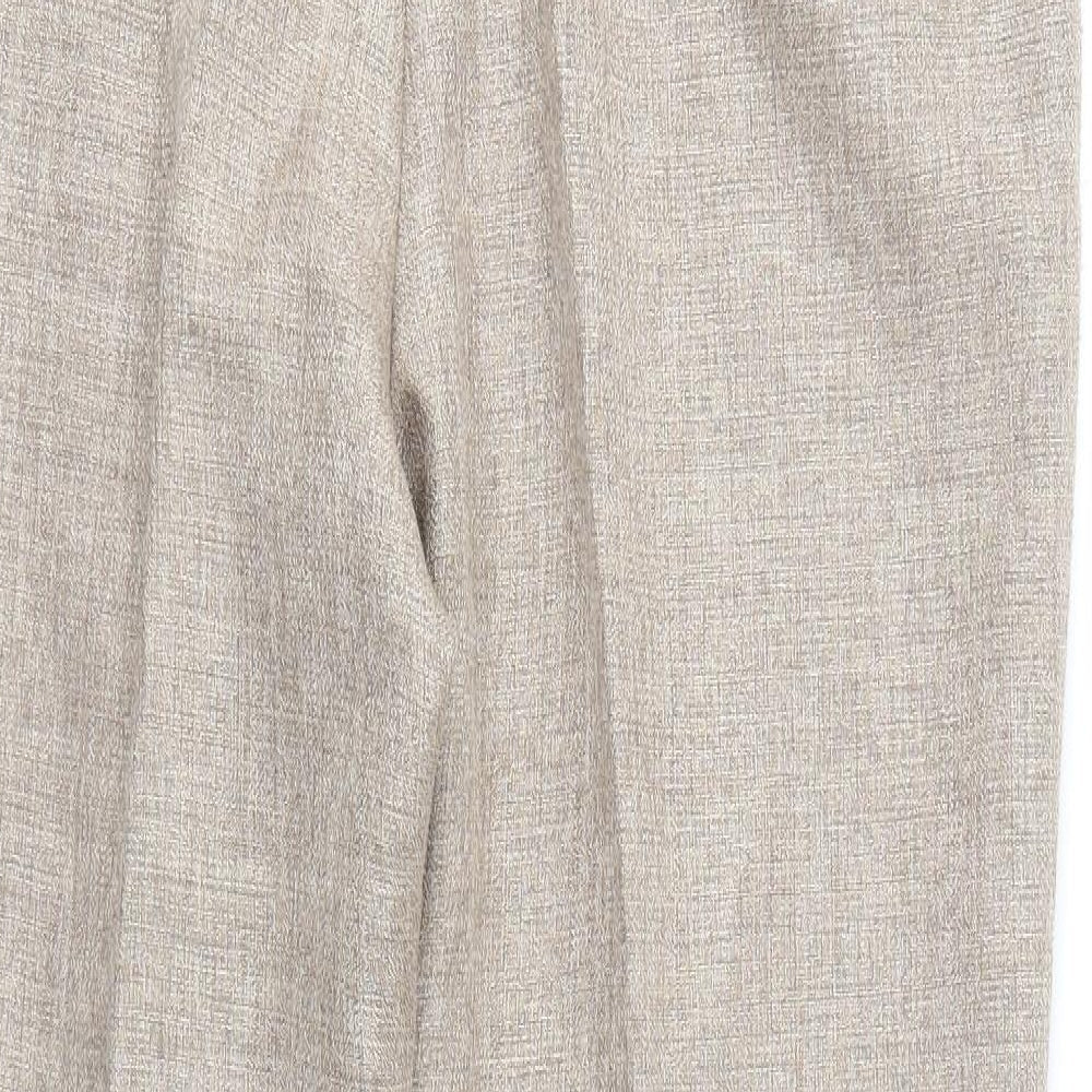M&S Womens Brown Trousers Size 30 in L28 in