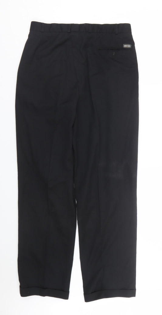1880 Club Mens Black Trousers Size 32 L29 in