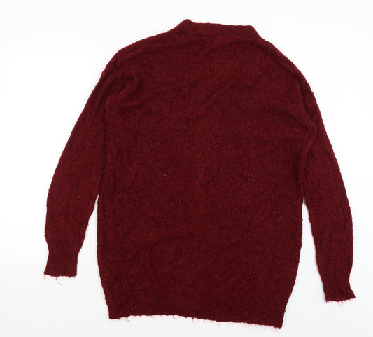 Studio Womens Red Shrug Jumper Size 12