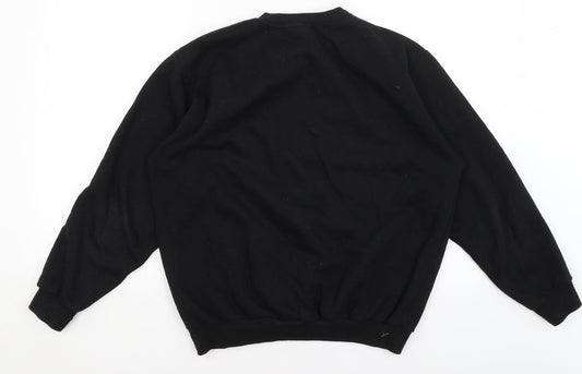 Sara Marc Womens Black Pullover Jumper Size M