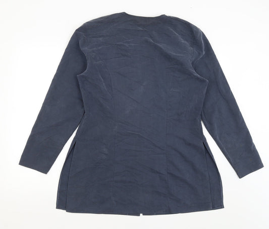 Prima Collection Womens Blue Overcoat Coat Size 16